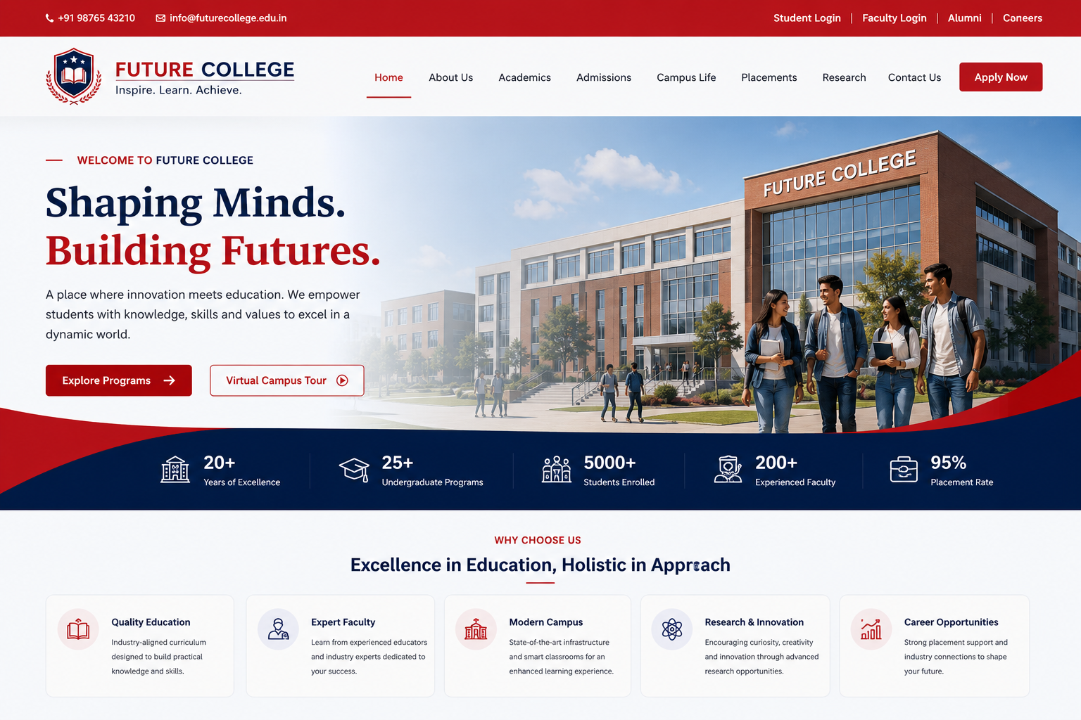 College website project